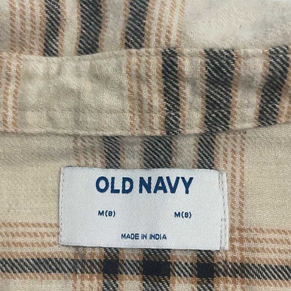Old navy plaid flannel shirt Size M (8) - Picture 5 of 5